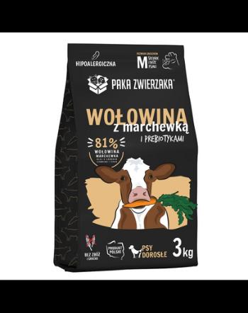 PAKA ZWIERZAKA Seventh Heaven hrana pentru caini M 3kg vita si morcovi