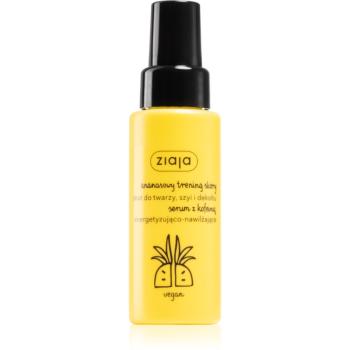 Ziaja Pineapple ser energizant pentru față și gât 50 ml