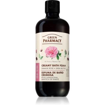 Green Pharmacy Damask Rose & Shea Butter Bath Foam Spuma de baie cremoasa unt de shea 500 ml