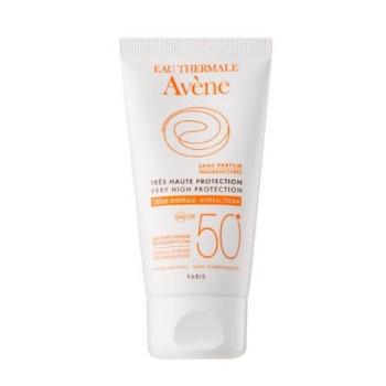 Avène Cremă de față minerala protectoare fără parfum 50+ (Very High Protection) 50 ml