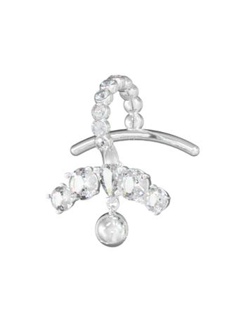 Guess Cercel single original Crazy Earrings JUBE03295JWRHT
