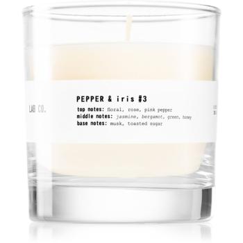 The Olphactory Lab Co. Pepper & Iris lumânare parfumată 200 g