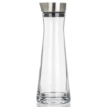 Banquet Carafă din sticlă cu pâlnie din oțelinoxidabil DALEN 1000 ml