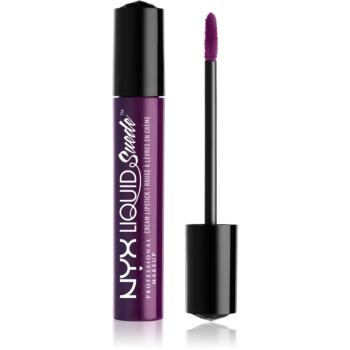 NYX Professional Makeup Liquid Suede™ Cream ruj de buze lichid, rezistent la apă și cu finisaj matifiant culoare 19 Subversive Socialite 4 ml