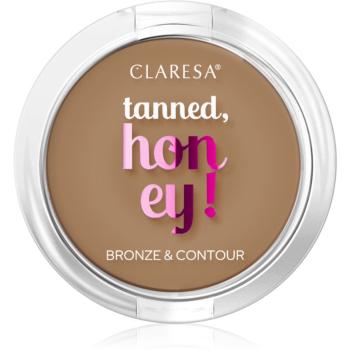 Claresa Tanned, Honey! bronzer și pudră pentru contur culoare 11 Aristocratic 10 g