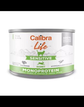 CALIBRA Cat Life Sensitive Rabbit 200 g cu iepure hrana pentru pisici sensibile