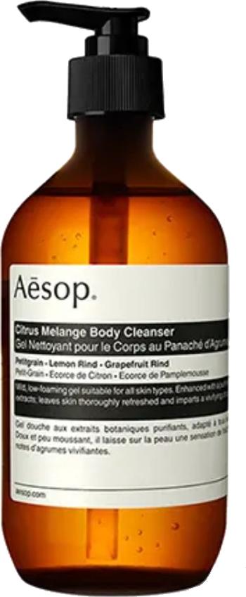 Aesop Gel delicat de curățare pentru corp, cu un parfum revigorant de citrice (Citrus Melange Body Cleanser) 500 ml - cu pompă