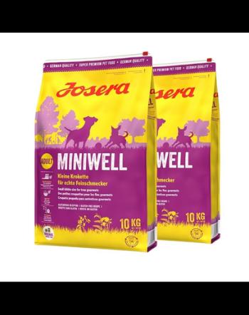 JOSERA Miniwell 2x10kg hrana caine adult rasa mica