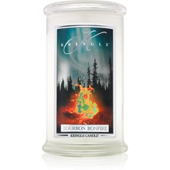 Kringle Candle Bourbon Bonfire lumânare parfumată 624 g