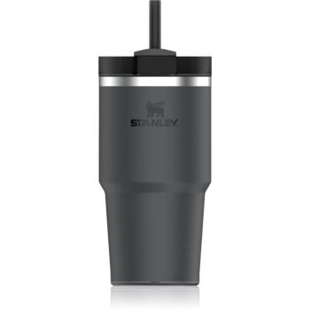 Stanley Quencher H2.O FlowState™ Tumbler pahar din oțel inoxidabil cu pai mic Black 2.0 590 ml