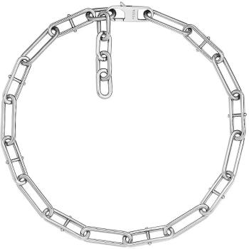 Fossil Colier masiv din oțel pentru bărbați Heritage D-Link JF04503040