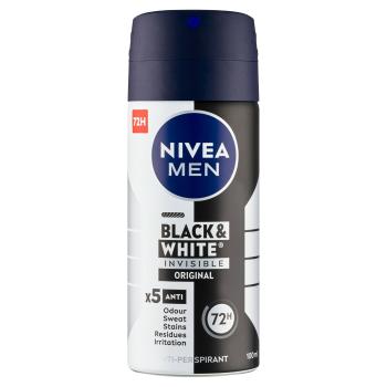 Nivea Spray antiperspirant pentru bărbați invizibil pentru Black & White (antiperspirant) 100 ml