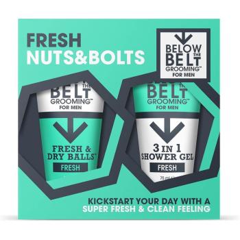 Below the Belt Grooming Fresh Nuts and Bolts set cadou pentru igiena intima