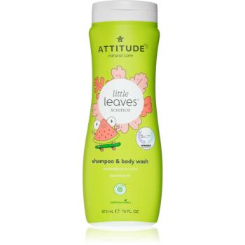 Attitude Little Leaves Watermelon & Coco gel si sampon pentru bebelusi 473 ml