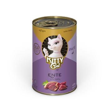 24x400g Kitty Cat Adult Pate Kacsa nedves macskatáp