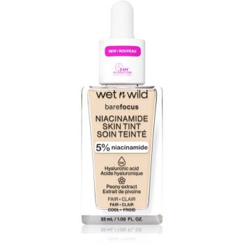 Wet n Wild Bare Focus Niacinamide Skin Tint machiaj ușor de hidratare culoare Fair 32 ml