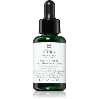 Kiehl's Dermatologist Solutions Nightly Refining Micro-Peel Concentrate cremă de noapte exfoliantă pentru toate tipurile de ten, inclusiv piele sensib