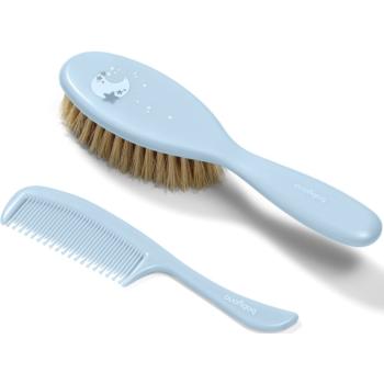 BabyOno Take Care Hairbrush and Comb III set pentru nou-nascuti si copii Blue