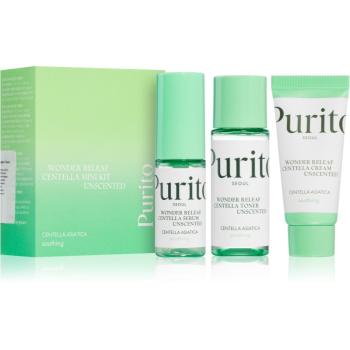 Purito Wonder Releaf Centella Mini Kit Unscented Seturi pentru voiaj pentru piele sensibila si iritabila