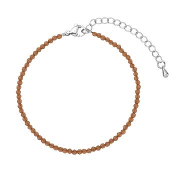 Evolution Group - Pavona Brățară cu mărgele din cuarț fumuriu 43055.3 smoky quartz