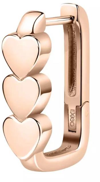 La Petite Story Cercel single bronz cu inimioare LPS02ARQ157