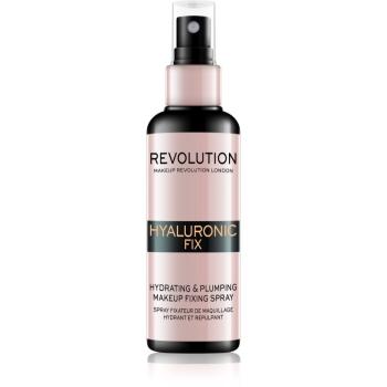 Makeup Revolution Hyaluronic Fix Hydrating & Plumping fixator make-up cu efect de hidratare 100 ml