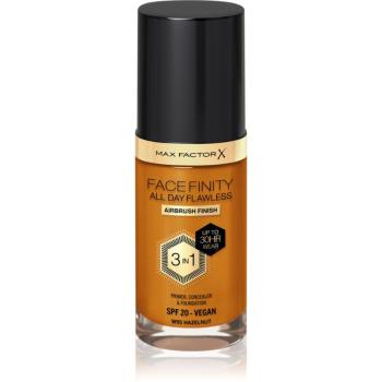 Max Factor Facefinity All Day Flawless machiaj persistent SPF 20 culoare W95 Hazelnut 30 ml