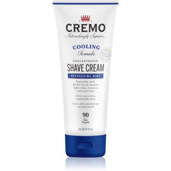 Cremo Refreshing Mint Cooling Shave Cream cremă de ras în tub pentru bărbați 177 ml