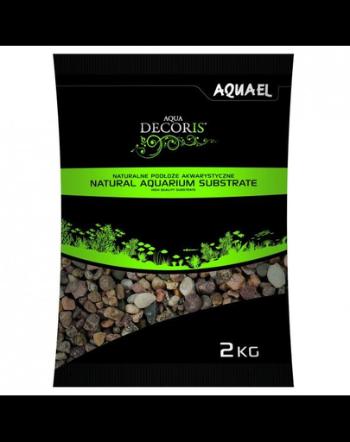 AQUAEL Pietriș natural multicolor 5-10 mm 2 kg