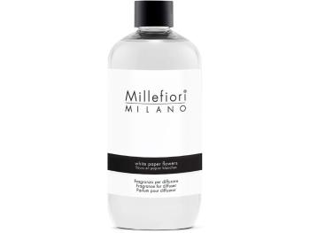 Millefiori Milano Rezervă de umplere pentru difuzorul de aromă Natural Flori din hârtie albă 500 ml