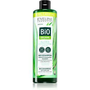 Eveline Cosmetics Bio Organic Natural Aloe Vera Șampon împotriva căderii părului cu aloe vera 400 ml