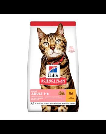 HILL'S Science Plan Feline Adult Light Chicken pentru pisici sterilizate, cu pui 20 kg (2 x 10 kg)