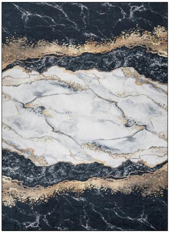 Szőnyeg ARLEN MARBLE1 fekete glamour glamour 160x220 