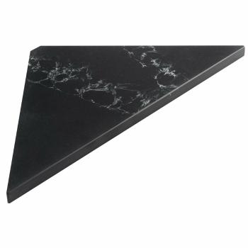 SAPHO AE200-0598 Abeline black attica sarokpolc, 20 x 20 cm, fekete