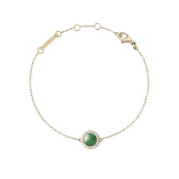 Daniel Wellington Brățară placată cu aur cu jad și cristale DW00401424
