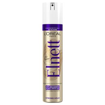 L´Oréal Paris Fixativ microdifuz pentru păr blond și alb Elnett (Anti-Brassiness Color-Correcting Purple Micro-Diffusion Hairspray) 300 ml