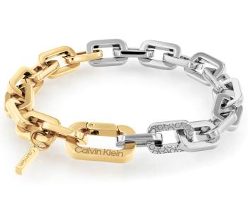 Calvin Klein Brățară masivă bicoloră pentru femei Bold Metals 35000554