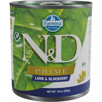 Konzerva N&D Prime Dog Adult Lamb&Blueberry 285g