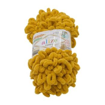 Fir textil PUFFY muștar , 100 g / 9 m