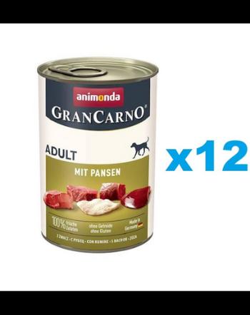 ANIMONDA GranCarno Set conserve cu porc, pentru caine 12x400 g