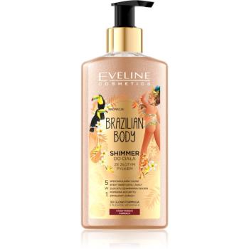 Eveline Cosmetics Brazilian Body emulsie pentru corp cu particule stralucitoare 150 ml