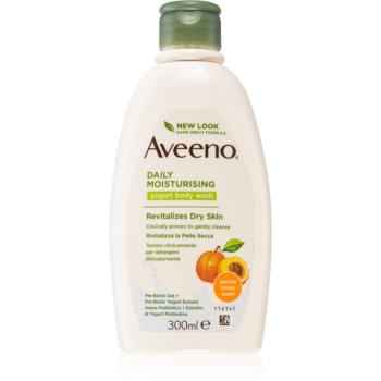 Aveeno Daily Moisturising Yoghurt body wash gel de dus hranitor Apricot & Yoghurt 300 ml