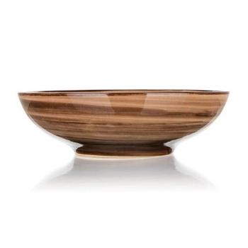 Farfurie adâncă Banquet PALAS, 18 cm,  maro, maro