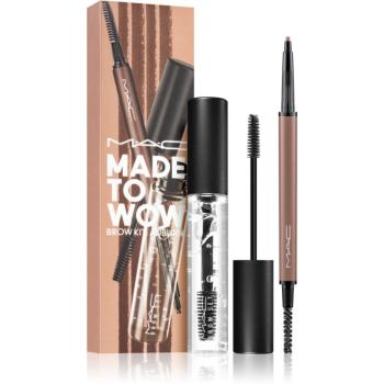 MAC Cosmetics Made To Wow Brow Kit set cadou pentru sprâncene culoare Auburn