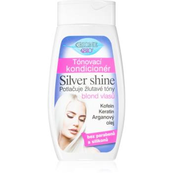 Bione Cosmetics Silver Shine balsam hidratant de neutralizare tonuri de galben 260 ml