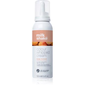 Milk Shake Colour Whipped Cream spuma tonica pentru toate tipurile de păr Rose brown 100 ml