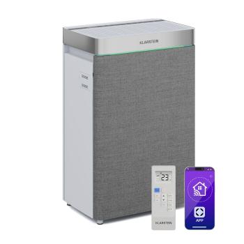 Klarstein AireLux purificator de aer, Cu funcție de umidificare, 400m³/h CADR, Wi-Fi
