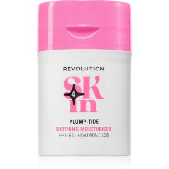 Revolution Skincare Go Gentle Peptide & Hyaluronic Acid Moisturiser crema de fata cu efect calmant 50 ml