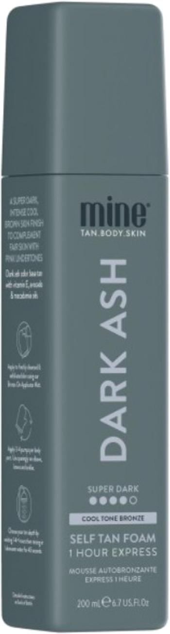 Minetan Spumă autobronzantă pentru nuanța maro închis Dark Ash (Self-Tan Foam) 200 ml