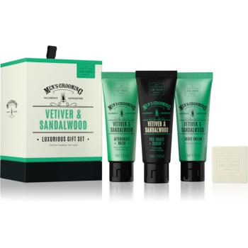 Scottish Fine Soaps Men’s Grooming Vetiver & Sandalwood set pentru barbă pentru bărbați